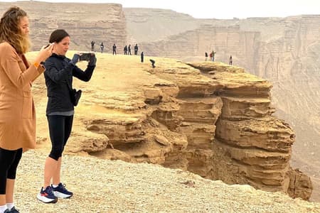 Riyadh Edge of The World Off Road 4x4 Bat Cave & Camels Hike tour
