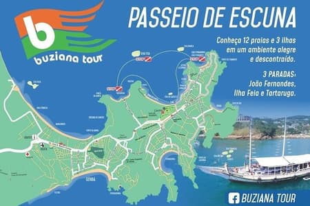 Tour de las playas e islas más hermosas de Buzios por Buziana Tour