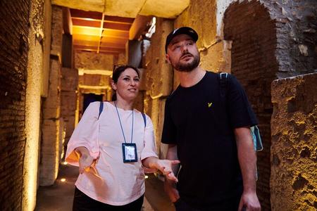 Rome: Privé Colosseum, Arena en ondergrondse tour met pick-up