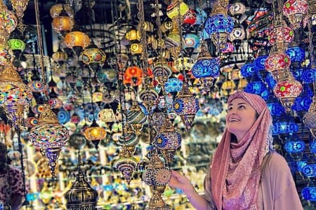 tour nocturno por el Cairo mercado, centro, cena y feluca gratis