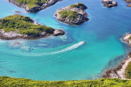 Tromsø : Excursión de un día a la isla de Sommarøy a través de los Fiordos
