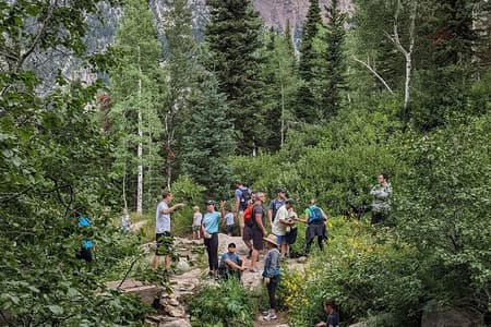 Visita guiada de senderismo en Salt Lake City con tabla de charcutería