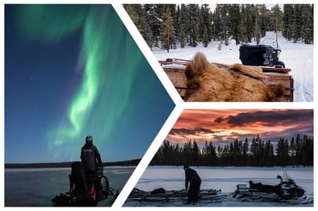Sleigh ride night tour Rovaniemi