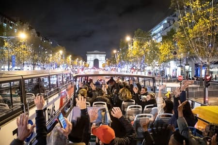 Parijs Tootbus Feestelijke Kersttour