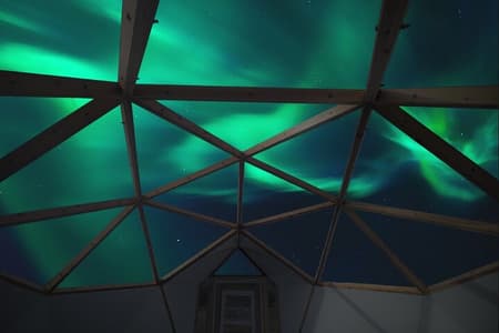 Northern Lights Viewing in a Semi-Private Dome in Whitehorse