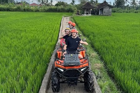 Ubud: ATV Rafting + Tirolesa, Swing, Sky Bike en Bali Rice Terrace