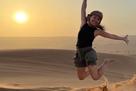 Observation privée du safari au coucher du soleil dans le désert