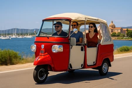 Olbia: Tour Romantico Privato in Tuk-Tuk