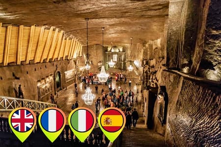 Wieliczka Salt Mine Guided Tour + Ticket & Transfer from Krakow