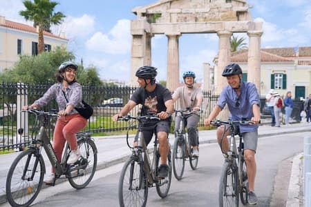 Fietstour door Athene met kleine groep en optioneel bezoek aan de Akropolis