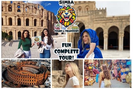 Divertente tour VIP: El Jem, Kairouan, Monastir/Sousse (PICKUP TUTTA la città)
