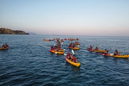 Percorsi in kayak attraverso le insenature di Villajoyosa