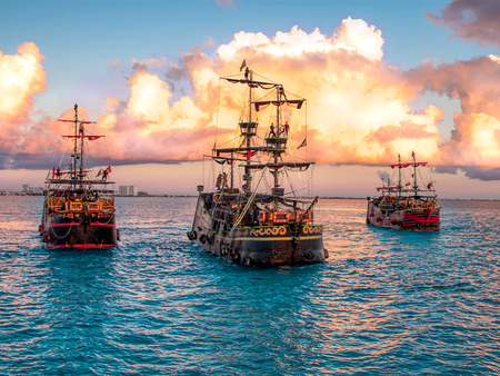 Espectáculo de piratas en Galeón del Capitán Hook con Cena