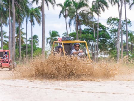 Adventures Boogies Double: Buggy Ride to Macao Beach and Cenote Cave