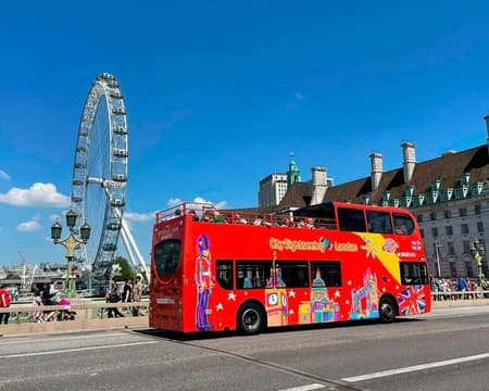 London Hop on Hop off Bus Tour with London Eye & Madame Tussauds - Any Official Pickup Point