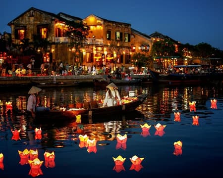 Hoi An – Cam Thanh Coconut Jungle – Hoi An City – Boat Ride – Release Flower Lantern SIC