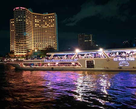 Chao Phraya Dinner Cruise (Indian Buffet)  with transfers
