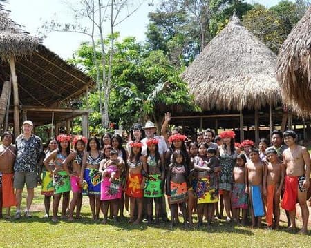Tour to the Emberá indigenous Town.