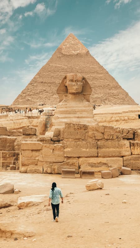 Tour a las Pirámides de Giza, Menfis y Saqqara con Recogida en El Cairo