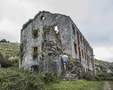 A guided route in the Iron Mountains