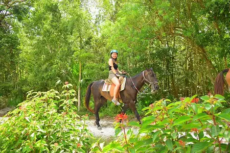 Horseback Riding plus ATV, Cenote, Ziplines, and Lunch