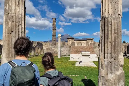 Vanuit Napels: Pompeii en Herculaneum met optionele lunch