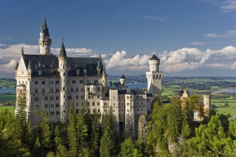 Paisajes de Suiza, Alpes y Alemania