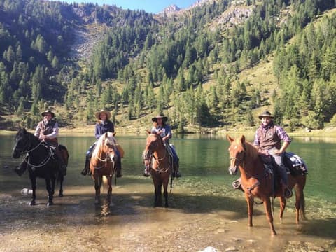 Italia, Trentino: Il lago di Nambino