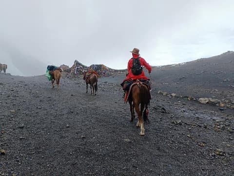 Mustang district: horseback adventure in the last "forbidden kingdom"