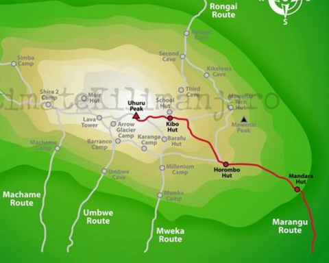 Gruppentour "Kilimandscharo Besteigung - Marangu Route"