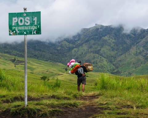 Private Kurztour "Senaru Kraterrand Trekking" (Lombok)