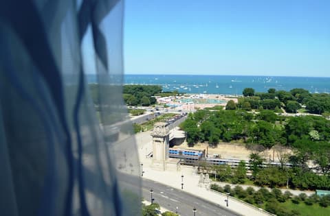 Congress Plaza Hotel, View from room