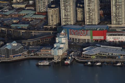Inn at the Quay, Aerial view