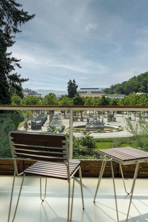 At the Park Hotel, View from room