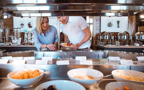 Hôtel Ermitage, Breakfast buffet