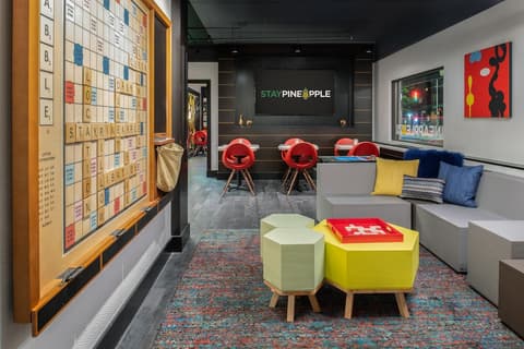 Staypineapple, Hotel FIVE, Downtown Seattle, Lobby sitting area
