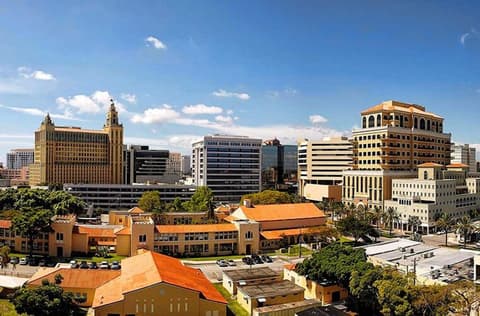 Hotel St. Michel, Aerial view
