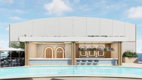 Beach Palace Family Resort & Spa, Swim-up bar