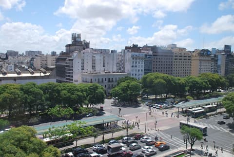 Gran Hotel Argentino, Aerial view