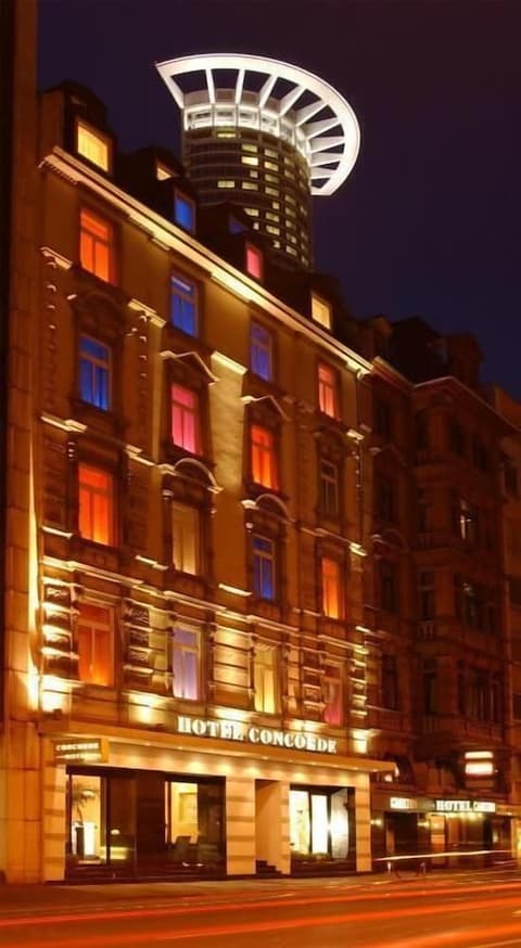 Concorde Hotel, Front of property - evening/night