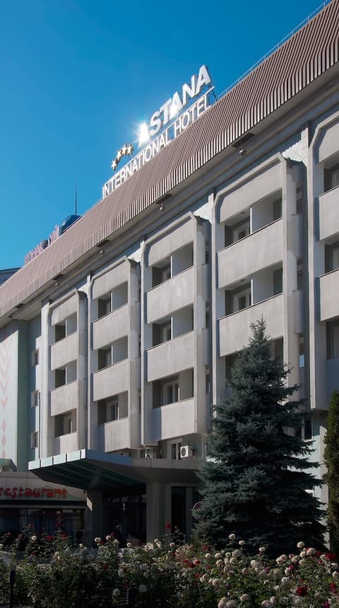 International Hotel Astana, Front of property
