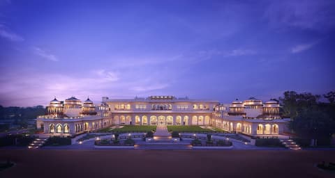 Rambagh Palace, Front of property - evening/night