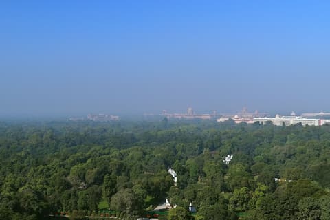 Taj Mahal, New Delhi, View from room