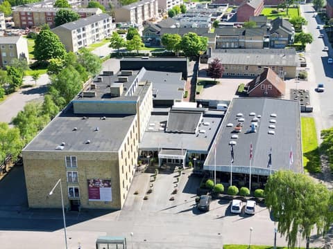 Østergaards Hotel, Aerial view