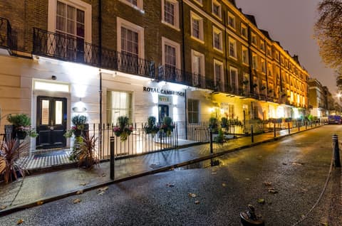 Royal Cambridge Hotel, Front of property - evening/night