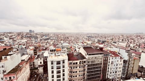 The Green Park Taksim, City view from property