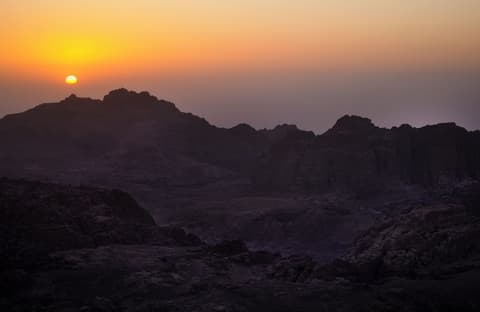 Petra Marriott Hotel, View from room