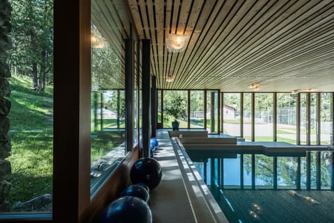 Hotel Waldhaus Sils, Indoor pool
