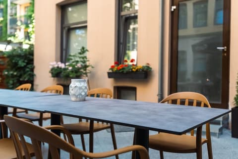 Go Hotel Ansgar, Terrace/patio