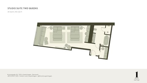 1 Hotel Copenhagen, Floor plan